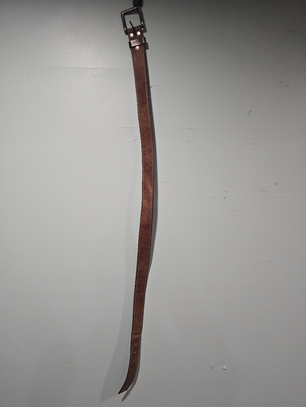 Bed Stu Men's Minimalist Leather  Brown Belt Size 38